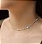 Gargantilha Choker Olho Grego - Antialérgico - Semijoia 18k - MC05 - Imagem 1