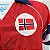 Noruega 1988 Uniforme Titular Tam GG Jogador - Imagem 3
