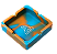 Cinzeiro Silicone Quadrado Squadafum - unidade (sortidos) - Imagem 5