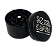 Dichavador Grinder Pro 4 Partes Alumínio Aerospacial - Future Preto - Imagem 1