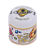 Pote de Vidro UV Colmeia 125ml Branco - unidade - Imagem 1