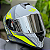 COMBO - Capacete Fechado Mormaii M1 Neon + Viseira Espelhada - Imagem 4