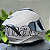 COMBO - Capacete Fechado Mormaii M1 Titanium Fosco + Viseira Espelhada - Imagem 10