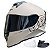 COMBO - Capacete Fechado Mormaii M1 Titanium Fosco + Viseira Fumê - Imagem 1