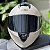 COMBO - Capacete Fechado Mormaii M1 Titanium Fosco + Viseira Fumê - Imagem 5