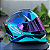 COMBO - Capacete Fechado Mormaii M1 Tech Azul + Viseira Camaleão - Imagem 7