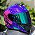 COMBO - Capacete Fechado Mormaii M1 Starry Brilho + Viseira Camaleão - Imagem 10