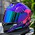 COMBO - Capacete Fechado Mormaii M1 Starry Brilho + Viseira Camaleão - Imagem 5