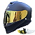 COMBO - Capacete Fechado Mormaii M1 Origin Preto Fosco + Viseira Gold - Imagem 1