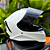 COMBO - Capacete Fechado Mormaii M1 Origin Branco Brilho + Viseira Fumê - Imagem 11