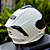 COMBO - Capacete Fechado Mormaii M1 Origin Branco Brilho + Viseira Fumê - Imagem 8