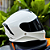 COMBO - Capacete Fechado Mormaii M1 Origin Branco Brilho + Viseira Fumê - Imagem 9