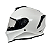 Capacete Fechado Mormaii M1 Branco Brilho - Imagem 3