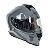 Capacete Fechado Mormaii M1 Cinza Brilho - Imagem 4
