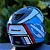 Capacete Articulado Mormaii V1 Azul Brilho - Imagem 6