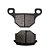 PASTILHA FREIO DIANTEIRO\TRASEIRO INTRUDER125 FLY - Imagem 1