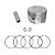 KIT PISTAO COMPLETO 1,00 HONDA TWISTER250 2001 A 2008/TORNADO250 2001 A 2008 - Imagem 2