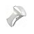 BICO FRONTAL BRANCO  BIZ125 EX 2013 A 2014 BIZ110i 2017(E) (SEM ADESIVO) - Imagem 1