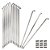 RAIOS DIANTEIRO/TRASEIRO EM INOX JOGO COM 36 PECAS (18Pcs x 160,5mm + 18Pcs x 161mm) - Imagem 1