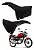 TAMPA LATERAL FAN150 2014 A 2015 PRETO INJETADO - Imagem 2