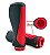 MANOPLA ERGONOMICA COM ANEL VERMELHO COM PRETO - Imagem 2
