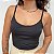 Blusa De Alcinha Ana Preta - Imagem 1