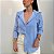 Camisa Liz Listrada Azul - Imagem 3