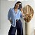 Camisa Feminina Azul Eloá - Imagem 1