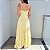 Vestido Bordado Ester Amarelo Manteiga - Imagem 2