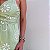 Vestido Bordado Ester Verde Oliva - Imagem 3
