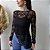 Blusa Livia Renda Preta - Imagem 2