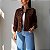 Jaqueta Jeans Ane Marrom - Imagem 1