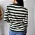 Blusa Listrada Manga Longa Fabí - Imagem 4