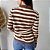 Blusa Listrada Manga Longa Fabí - Imagem 10