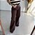 Calça Wide Leg Luana Marrom - Imagem 1