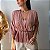 Blusa Ana Paula Cetim Rose - Imagem 1