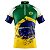 Camiseta Ciclismo Masculina Manga Curta Rkc Sports Brasil UV+50 - Imagem 1