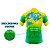CAMISA CICLISMO MASCULINA MOUNTAIN BIKE MANGA CURTA BRASIL BANDEIRA NO PEITO - Imagem 5