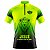 CAMISA CICLISMO MASCULINA MOUNTAIN BIKE MANGA CURTA LEÃO DE JUDÁ AMARELO FLÚOR - Imagem 1