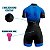 MACAQUINHO CICLISMO MOUNTAIN BIKE FEMININO FORRO EM ESPUMA RKC AZUL PRETO - Imagem 4