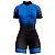 MACAQUINHO CICLISMO MOUNTAIN BIKE FEMININO FORRO EM ESPUMA RKC AZUL PRETO - Imagem 1