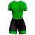 MACAQUINHO CICLISMO MOUNTAIN BIKE FEMININO FORRO EM GEL RKC BIKE VERDE ESCURO - Imagem 1
