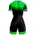 MACAQUINHO CICLISMO MOUNTAIN BIKE FEMININO FORRO EM GEL RKC GEOMETRIC VERDE - Imagem 2