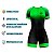 MACAQUINHO CICLISMO MOUNTAIN BIKE FEMININO FORRO EM GEL RKC GEOMETRIC VERDE - Imagem 3