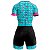 MACAQUINHO CICLISMO MOUNTAIN BIKE FEMININO FORRO EM GEL BIKE AZUL CELESTE - Imagem 2
