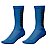 MEIA CANO ALTO CICLISMO MOUNTAIN BIKE ACADEMIA AZUL RISCOS - Imagem 1