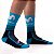 MEIA CANO ALTO CICLISMO MOUNTAIN BIKE ACADEMIA MOVISTAR AZUL CLARO - Imagem 1