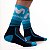 MEIA CANO ALTO CICLISMO MOUNTAIN BIKE ACADEMIA MOVISTAR AZUL CLARO - Imagem 3