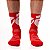 MEIA CANO ALTO CICLISMO MOUNTAIN BIKE ACADEMIA CERVÉLO VERMELHO - Imagem 2