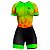 MACAQUINHO CICLISMO MOUNTAIN BIKE FEMININO FORRO EM GEL RKC VERDE FOLHAS - Imagem 1